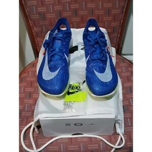 New Men’s. 9.5 Nike Air Zoom Victory Racer Blue White Track Spikes CD4385-400